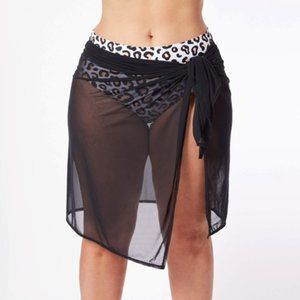 Infamous Swim Sara Sarong Black